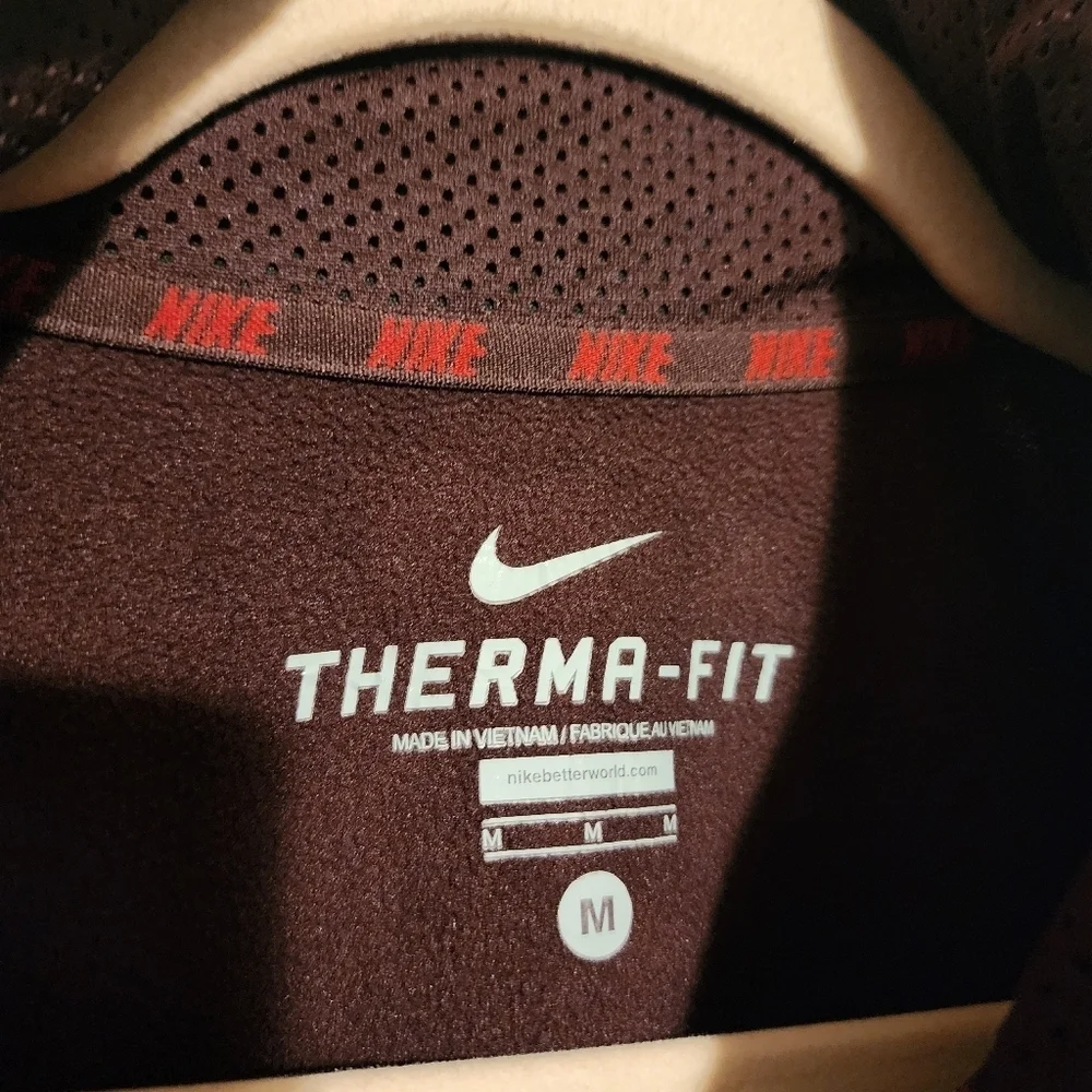 Nike Burgundy/Red Therma-fit Jacket Size M